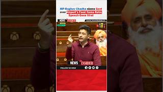 MPRaghav Chadhas fiery speech in Parliament over Airport Food rates [upl. by Aitnyc]