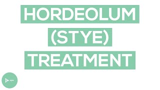 Hordeolum Stye Treatment  Exactly How To Treat This Annoying Eyelid Condition [upl. by Ethbin746]