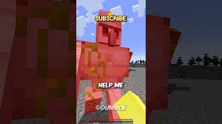 MINECRAFT but my Voice CHANGES with every DAMAGE shorts [upl. by Timmi]