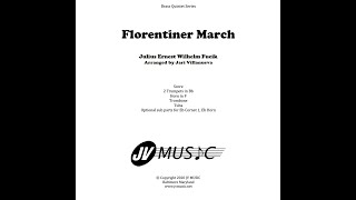 Florentiner March for Brass Quintet [upl. by Ahsonek]