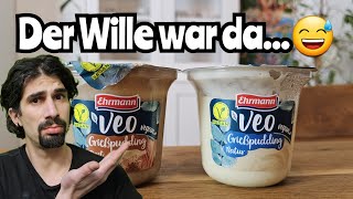 Ehrmann  keiner macht mich weniger an  veo Veganer Grießpudding [upl. by Birkner]