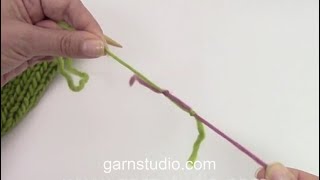 How to join new yarn with a double knot [upl. by Calabrese944]