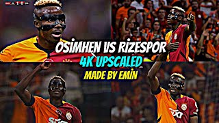 OSİMHEN vs RİZESPOR 4k sscp free clips [upl. by Anyek602]