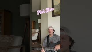 Pink Skies Zach Bryan cover [upl. by Kalam439]