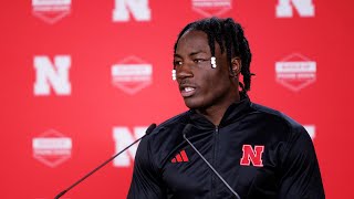 Nebraskas Emmett Johnson full press conference from Oct 15 2024 [upl. by Starr942]