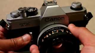 Canon TX Vintage SLR Camera [upl. by Anilejna]