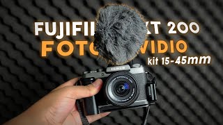 REVIEW HASIL FOTO amp VIDEO FUJIFILM XT 200  KIT 1545mm  KAMERA UNTUK CONTENT CREATOR [upl. by Jago]