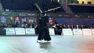 2023 World Combat Games Kendo Womens Masters Demo Match C Murayama JPN vs K Back KOR [upl. by Dijam]