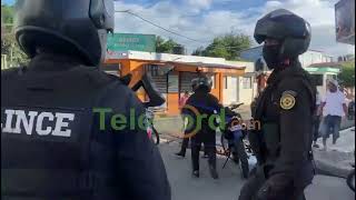 Varios apresados en operativo de la PN durante paro en San Francisco De Macorís [upl. by Amolap]