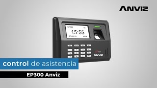 Configuración de control de asistencia EP300 Anviz en CrossChex [upl. by Nohtanhoj]