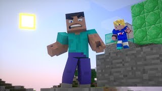 Steves Parkour Adventures  Minecraft Animation [upl. by Navannod]