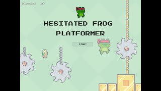 Hesitative Frog 2D Platformer Game Unity Short Gameplay [upl. by Ries]