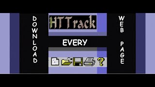 Download All Pages of a Website HTTrack [upl. by Annavahs]