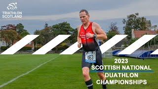 HIGHLIGHTS 2023 Scottish National Duathlon Championships [upl. by Zulaledairam618]