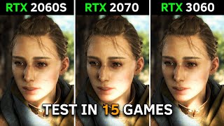 RTX 2060 SUPER vs RTX 2070 vs RTX 3060  Test In 15 Latest Games  2023 [upl. by Kristin]