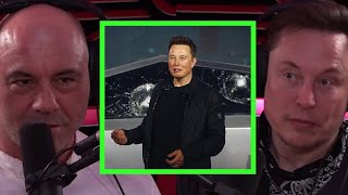 Elon Musk on quotShockingquot Moment He Broke Window on Cybertruck [upl. by Euginomod]