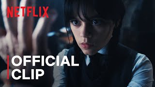 Wednesday Addams vs Thing  Official Clip  Netflix [upl. by Guevara]