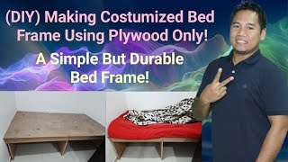 How to Make Bed Frame Using MDF Plywood A Simple but Durable Bed [upl. by Assylla]