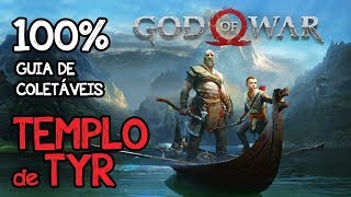 GOD OF WAR  TODOS OS COLETÁVEIS – TEMPLO DE TÝR 100 artefatos corvos baús etc [upl. by Butte]