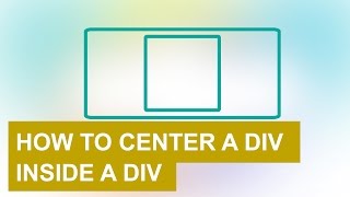 How to center a div inside a div with html and css [upl. by Piwowar]