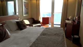 Holland America Line Nieuw Amsterdam Verandah Balcony Suite 8021 [upl. by Adiuqram]