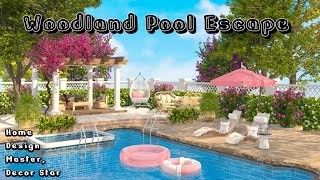 Home Design Master Decor Star  Woodland Pool Escape 💖 gameplay gaming youtub [upl. by Davina]