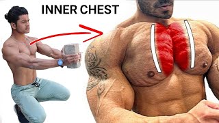 Inner chest workout  chest workout at home [upl. by Nelan]