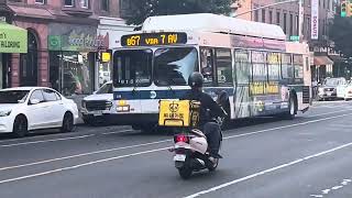 B61 amp B67 buses  7th Avenue  9th Street [upl. by Boycey191]