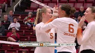 2 Texas Vs 3 Tennessee  Regional Semifinal  NCAA Women Volleyball Full Match 12072023 [upl. by Ardnuas]