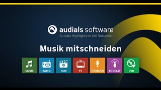 Audials 2016 in 120 Sekunden Musik von AudioStreamingDiensten mitschneiden [upl. by Buatti826]