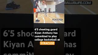 Carmelo Anthony son KIYAN ANTHONY will play SyracuseOrange ncaa nba youtubeshorts [upl. by Sharleen]