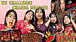 Chabda Ngaojei da challenge twsille  UMorok 50 chabaga mannei  Ghost pepper Eating Challenge [upl. by Wooster]