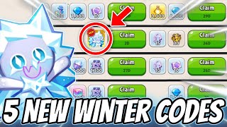 5 NEW WINTER CODES 😭 Redeem All Gift CODES NOW [upl. by Lleunamme999]