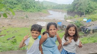 Sahaj and Viha with Ruhi  Saputara Trip saputara girawaterfall [upl. by Akimak]