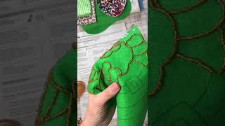 Bucilla Tutorial “Glitz Santa” Bead Outline Stringing Beads [upl. by Allare]