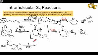 1902 Intramolecular Nucleophilic Substitutions [upl. by Britteny]