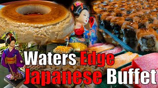 Japanese Buffet කන්න කැමති අයට  Waters Edge Japanese Buffet  Waters edge Unlimited Japanese Buffet [upl. by Thad]