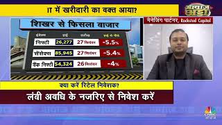 Investments4Future by Abhishek Agarwal Understanding the Current Market Correction on CNBC Awaaz [upl. by Solitta]