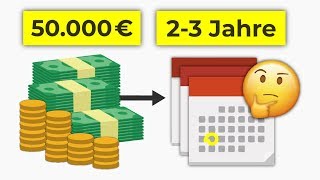 Wie 50000€ über 23 Jahre anlegen Geldanlage über kurze Zeiträume [upl. by Ayle]