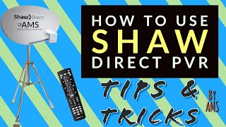 Shaw Direct PVR Record your favorite shows Did you know it could do this [upl. by Guillaume]