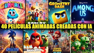 40 PELÍCULAS ANIMADAS CREADAS con IA que TODOS QUISIERAMOS VER ESPECIAL MEDIA HORA [upl. by Ready185]