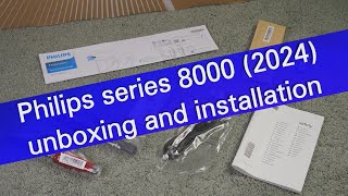 Philips 43PUS8079 4K Ambilight TV unboxing and installation [upl. by Chemesh]