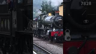 West Somerset Railway  7828 Odney Manor at Minehead steamengine trains railway wsr ukrail [upl. by Yregerg]