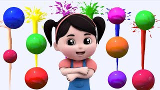 Colors Song Rainbow Colors and Educational Video for Kids [upl. by Broek]