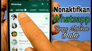 Cara Menonaktifkan WhatsApp Untuk SementaraTanpa Mematikan Handphone [upl. by Delinda191]