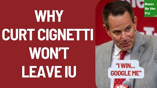 Why Curt Cignetti Stays At IU  Indiana Football [upl. by Eanel]