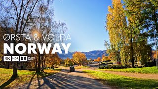 4K Scenic Drive  Scenic Drive in a Norwegian Autumn  Ørsta amp Volda [upl. by Westland]