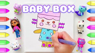 Gabbys Dollhouse Colouring Baby Box [upl. by Ohl256]