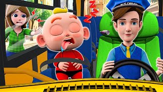 Be Careful In The Bus Song  Wheels On The Bus  Funny Kids Songs amp Nursery Rhymes  Songs for KIDS [upl. by Kamilah]