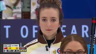 Tiebreaker  2022 Scotties Tournament of Hearts  Galusha NT vs Zacharias MB [upl. by Ynnattirb]